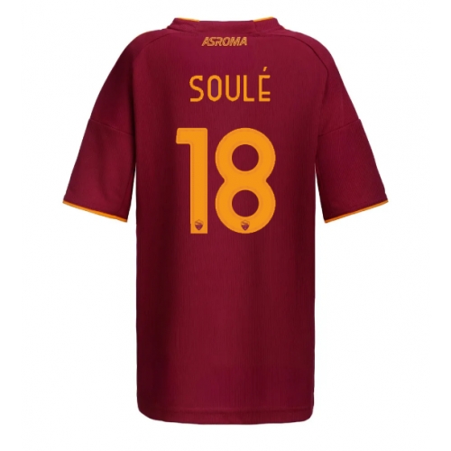 Billige Fotballdrakt AS Roma Matias Soule #18 Replika Hjemmedrakt Dame 2025-26 Kortermet Billige Fotballdrakt AS Roma Matias Soule #18 Replika Hjemmedrakt Dame 2025-26 Kortermet
